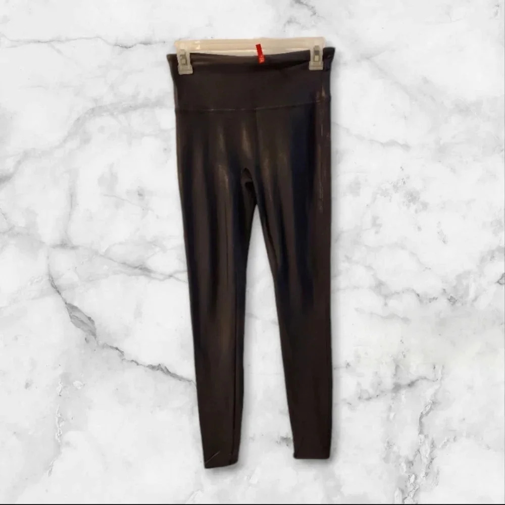 Spanx Faux leather high waist Legging Black